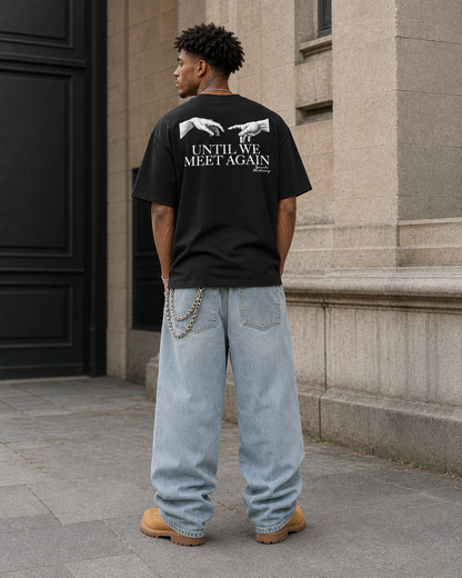 MEET AGAIN heavyweight oversized T-shirt by SPEECH CLOTHING