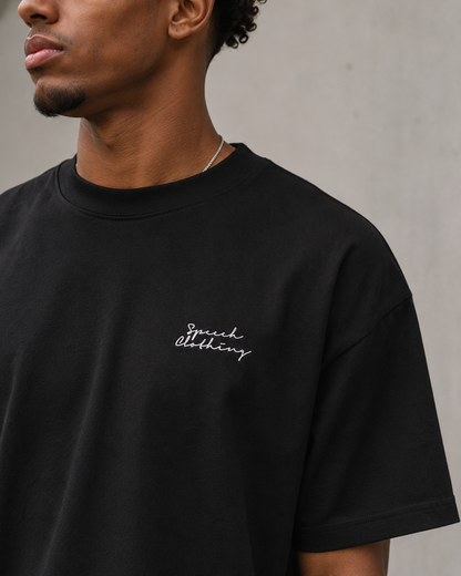 MEET AGAIN heavyweight oversized T-shirt by SPEECH CLOTHING
