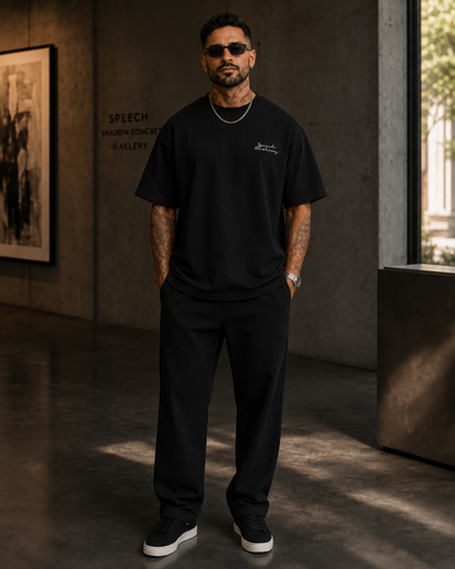 STICKS & STONES heavyweight oversized T-shirt by SPEECH CLOTHING