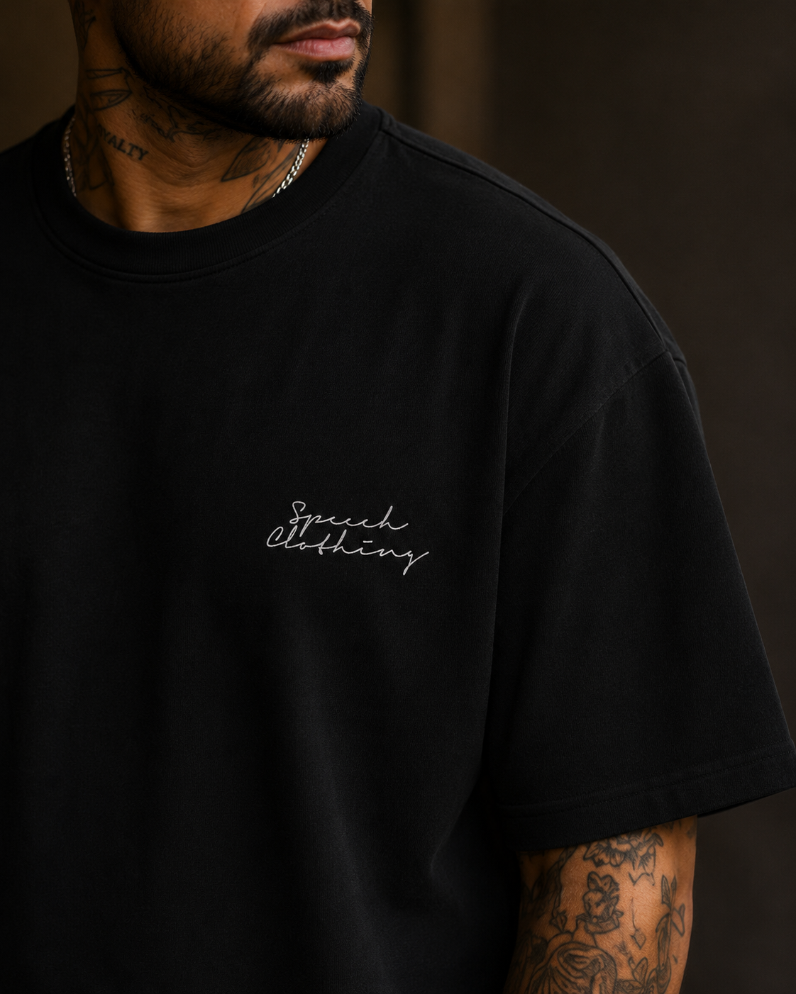 STICKS & STONES heavyweight oversized T-shirt by SPEECH CLOTHING