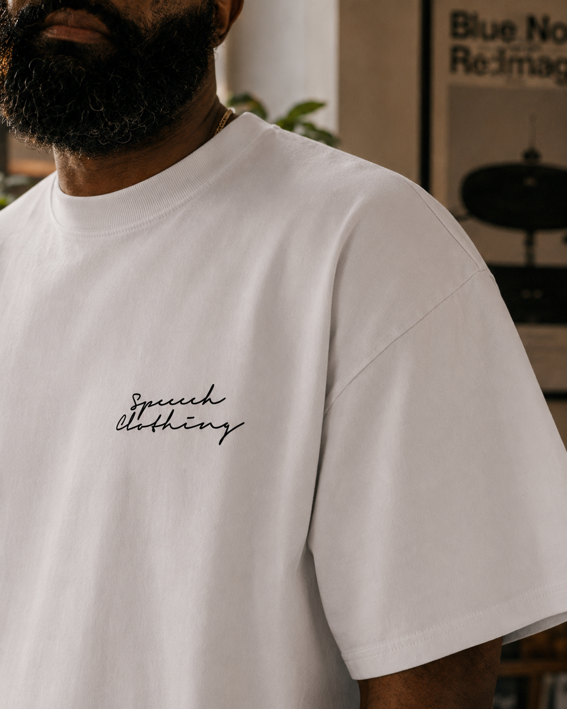 STICKS & STONES heavyweight oversized T-shirt by SPEECH CLOTHING