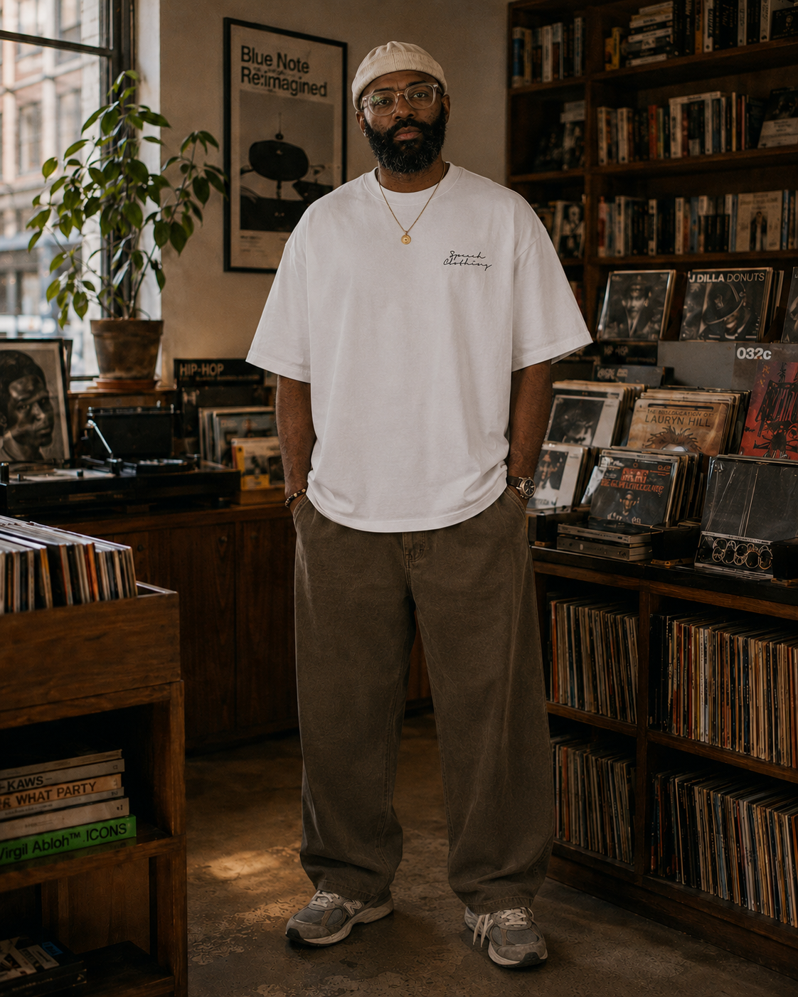 STICKS & STONES heavyweight oversized T-shirt by SPEECH CLOTHING