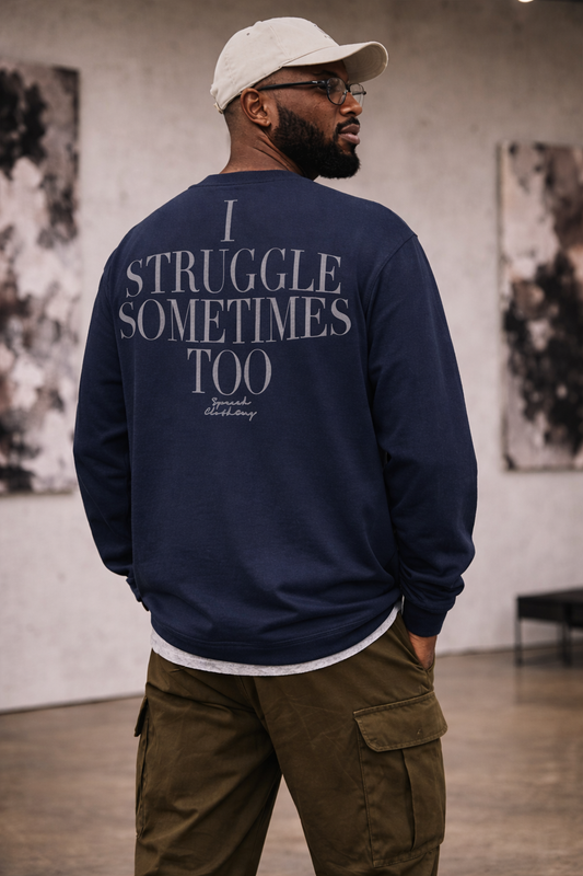 NOT ALONE LONG-SLEEVE | 280 GSM heavyweight cotton · Oversized fit · Dropped shoulders