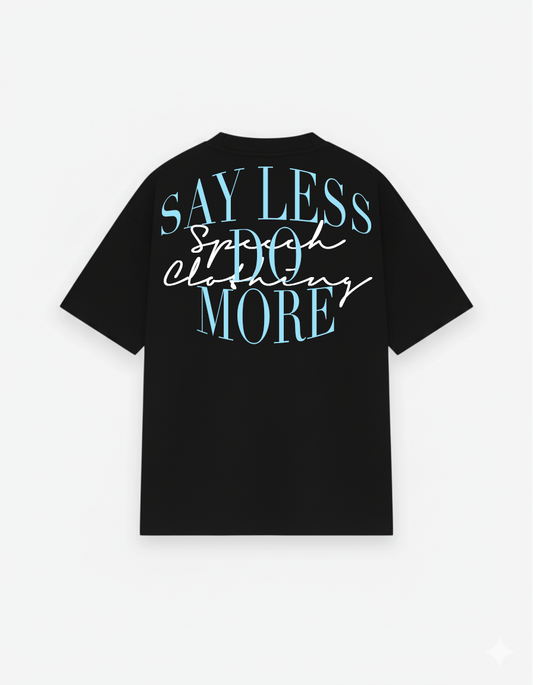 SAY LESS heavyweight oversized t-shirt by SPEECH CLOTHING - product image 4