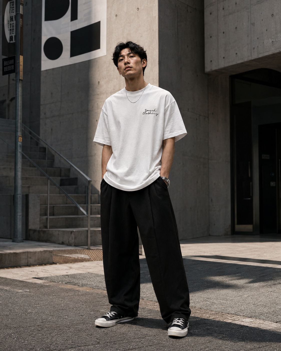 NO EVIL heavyweight oversized T-shirt by SPEECH CLOTHING