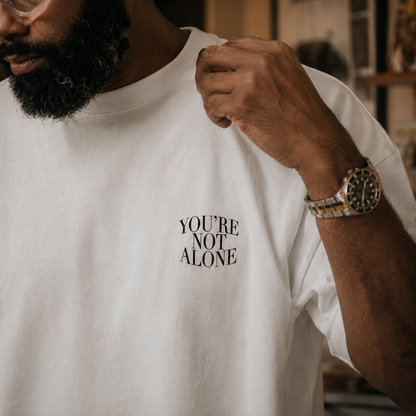 NOT ALONE TEE heavyweight oversized T-shirt by SPEECH CLOTHING