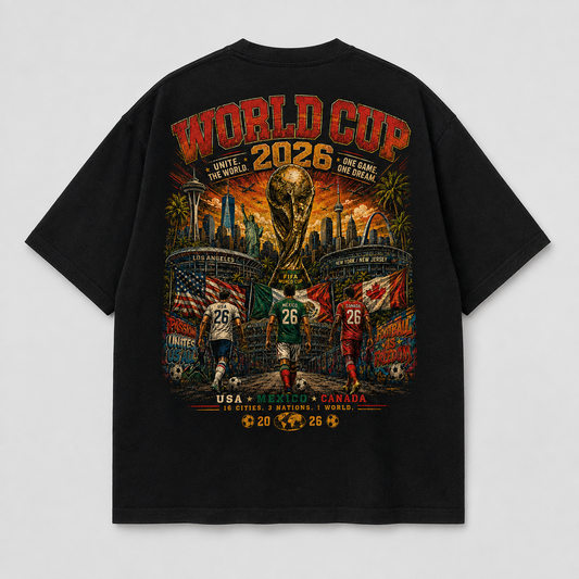 ONE WORLD heavyweight oversized T-shirt by SPEECH CLOTHING