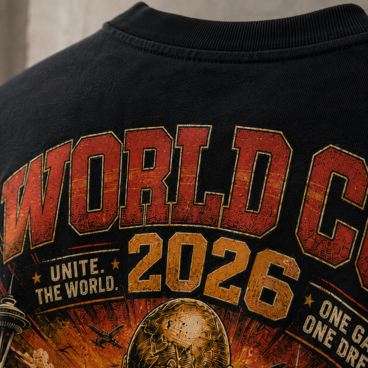 ONE WORLD heavyweight oversized T-shirt by SPEECH CLOTHING