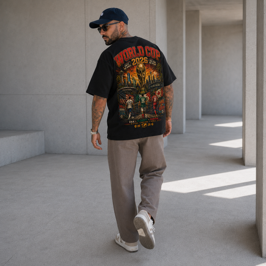 ONE WORLD heavyweight oversized T-shirt by SPEECH CLOTHING