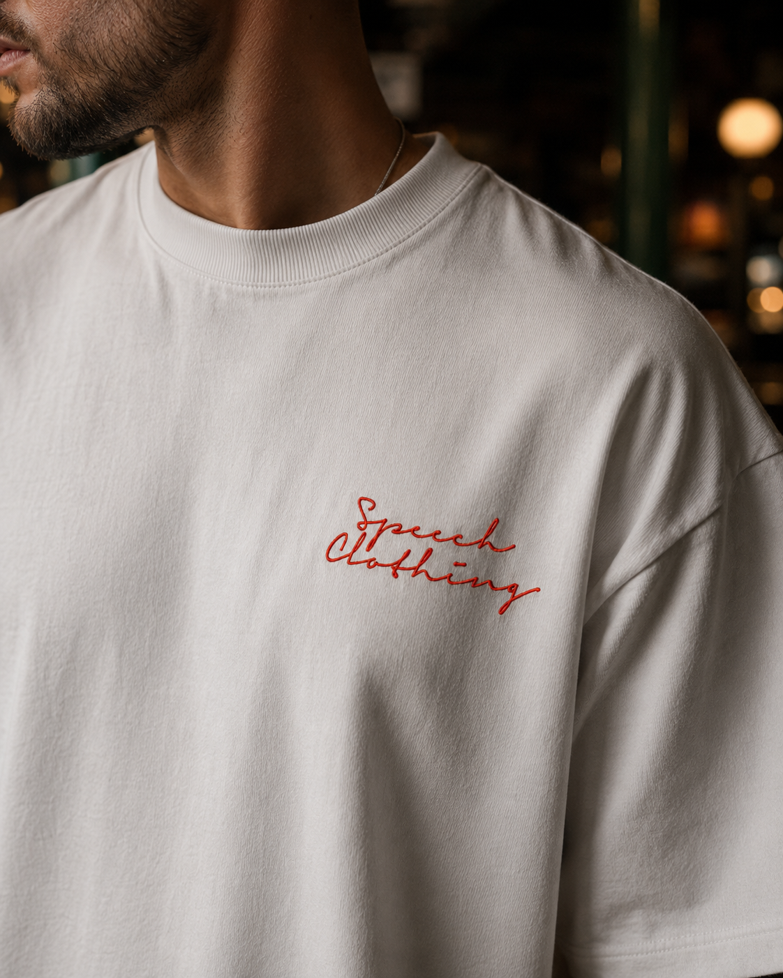 ONE WORLD heavyweight oversized T-shirt by SPEECH CLOTHING