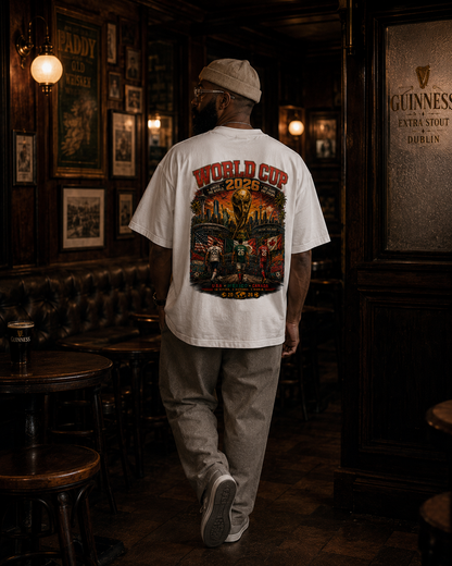 ONE WORLD heavyweight oversized T-shirt by SPEECH CLOTHING